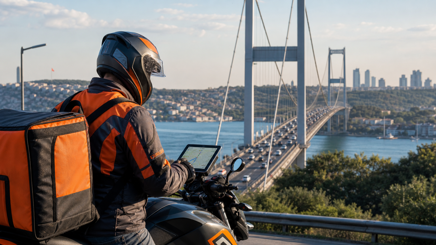 KuryeBoss İstanbul operasyon ağını 39 ilçeye genişletti için KuryeBoss özgün kurye görseli